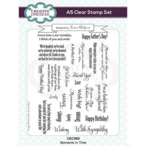moments in time - Jamie rodgers clear stamp Collection cec960